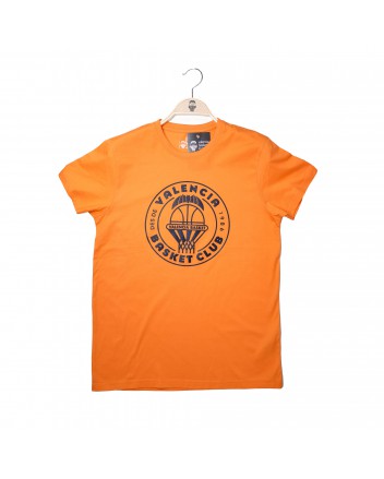 Camiseta Basica Algodon VBC Naranja