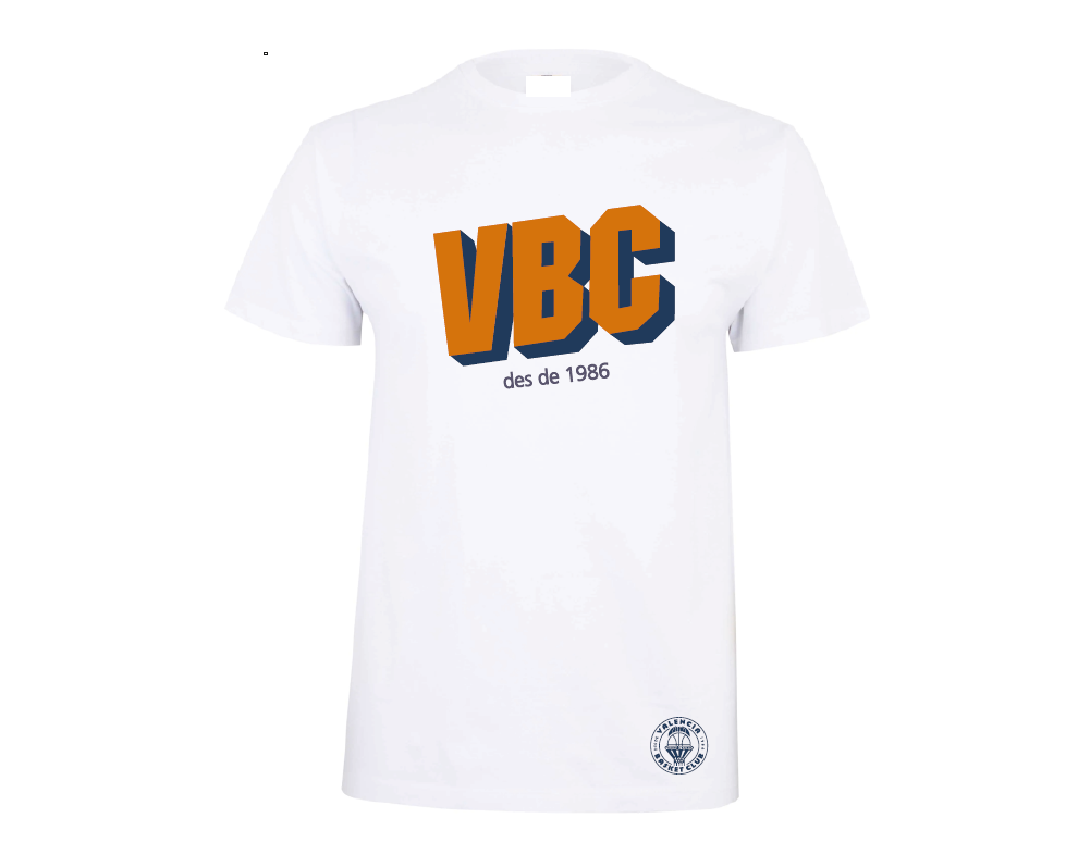 Camiseta Fan VBC Niño Blanca