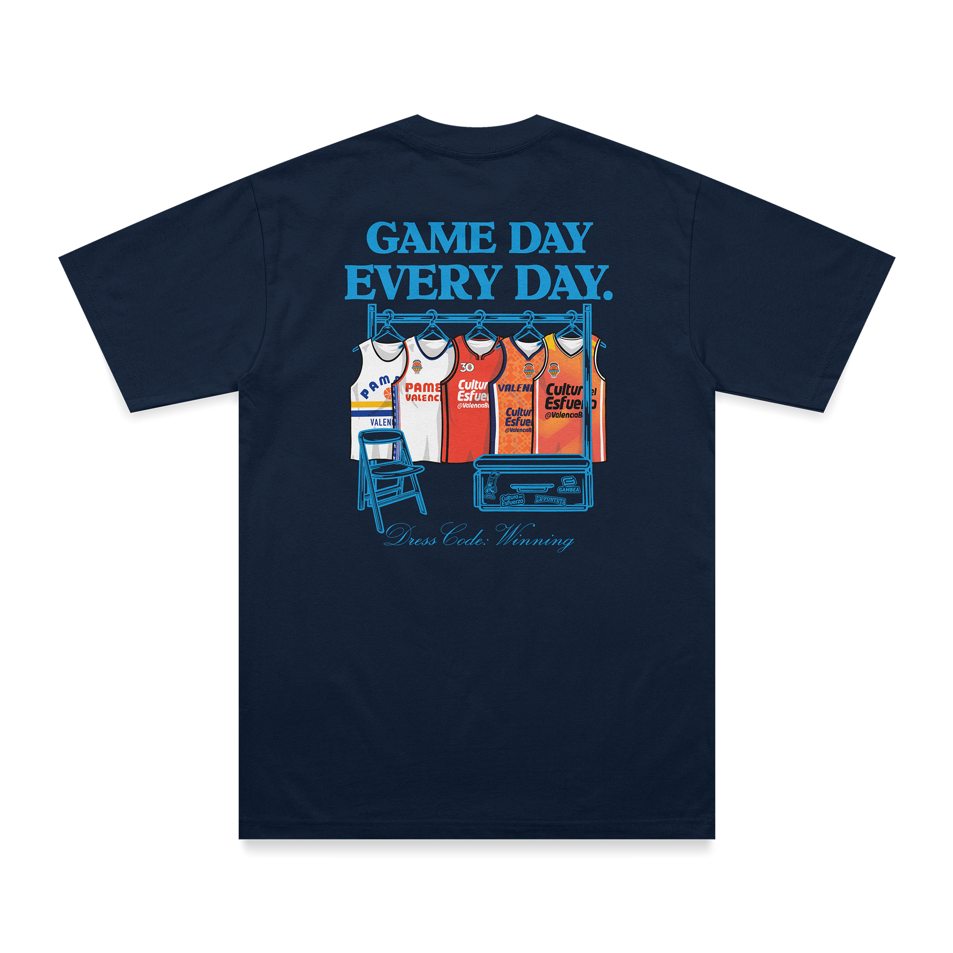 Gameday Navy T-shirt – Valencia Basket